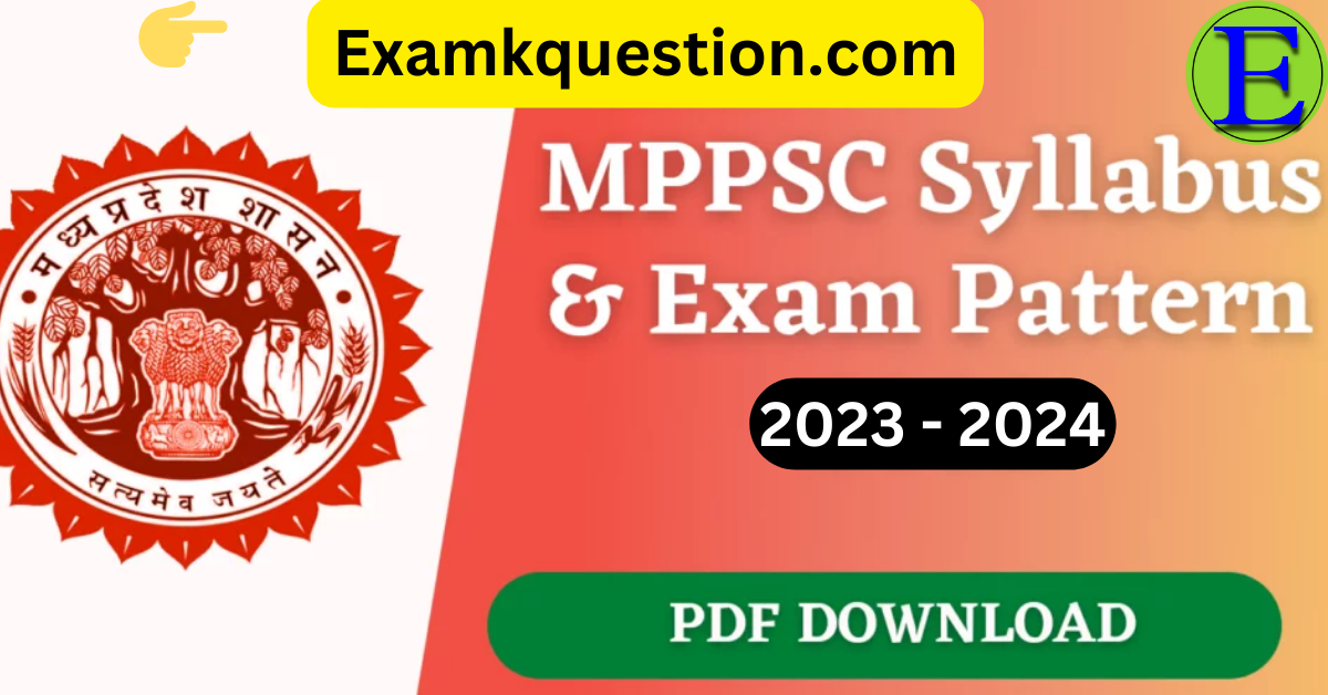 mppsc syllabus pdf in hindi pdf download 2023 , mppsc syllabus